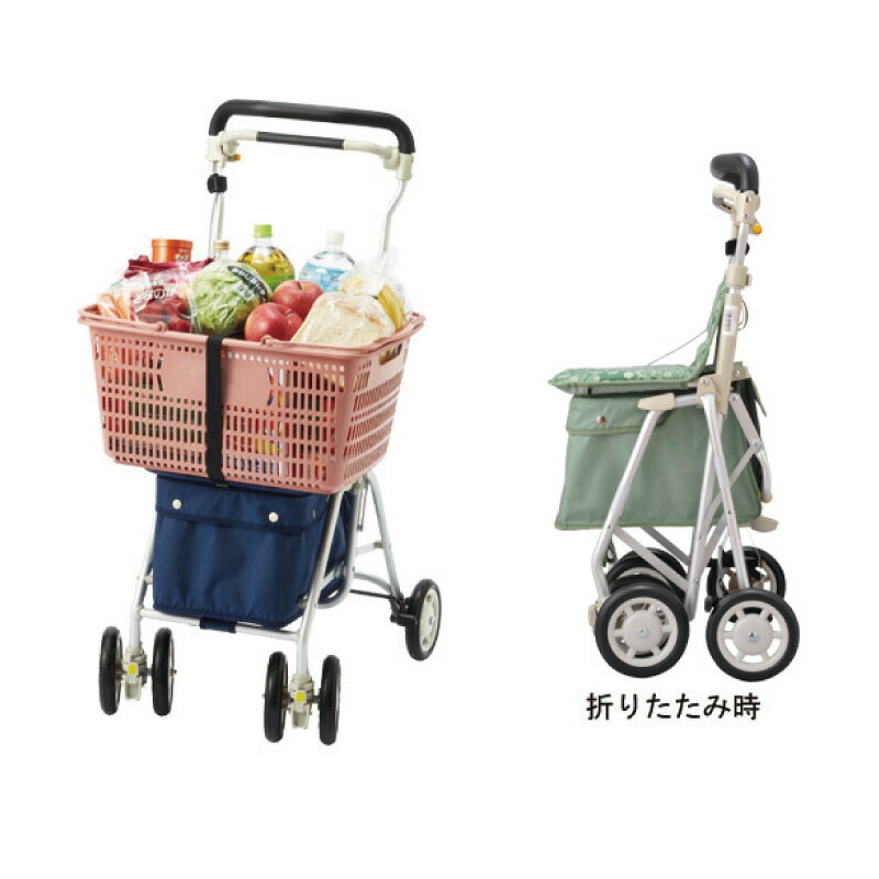 シルバーカー おしゃれ ミドルタイプ ウィズワン ライトミニM SGマーク ...