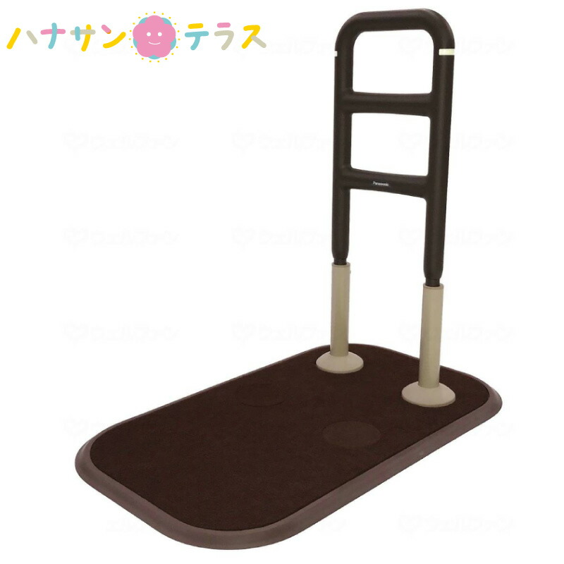 すっきり手すり クリンディ パナソニック 手すり 歩行補助 転倒防止 立ち上がり つかみやすい 滑りにくい しっかりにぎれる 住宅改修 介護用品 バリアフリー 福祉用具 安心 安全 工事不要 簡単設置｜ハナサンテラス