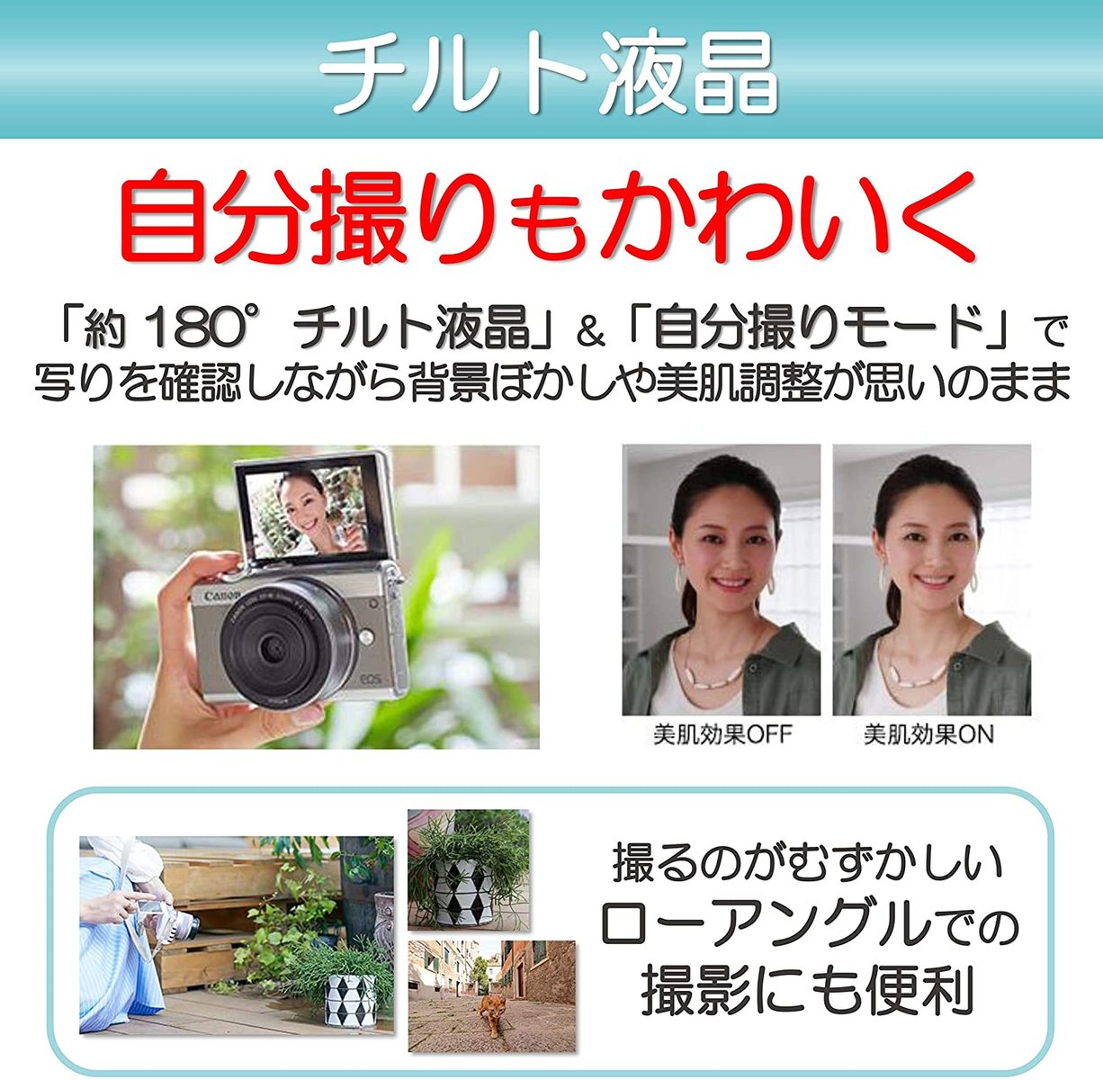 Canon ミラーレス一眼カメラ Eos M100 ダブルレンズキット ホワイト Eosm100wh Wlk Rvcconst Com