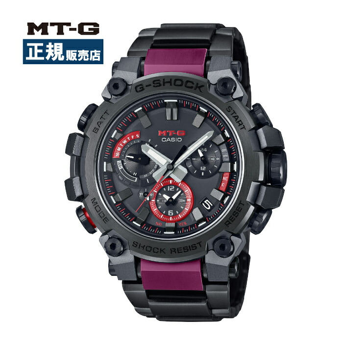 楽天市場】G-SHOCK ジーショック MT-G エムティージー 腕時計 防水 耐衝撃 ソーラー 樹脂 ステンレススチール 黒 ブラック 赤 レッド  Bluetooth搭載 MTG-B1000B-1AJF : HASSIN online shop