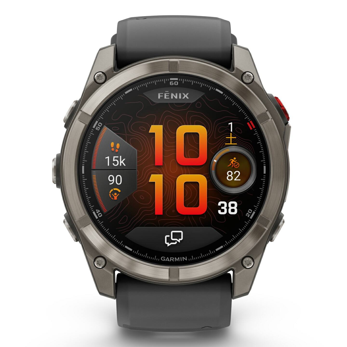 Garmin ガーミン fenix 8 Pro AMOLED 51粍 アリゾナ州の州都 8 労働者階級 アモレッド 010-03199-31 スマートウォッチ メンズ 山登り 駈けっくら Suica相応う GPS 電話を掛ける 雨合羽