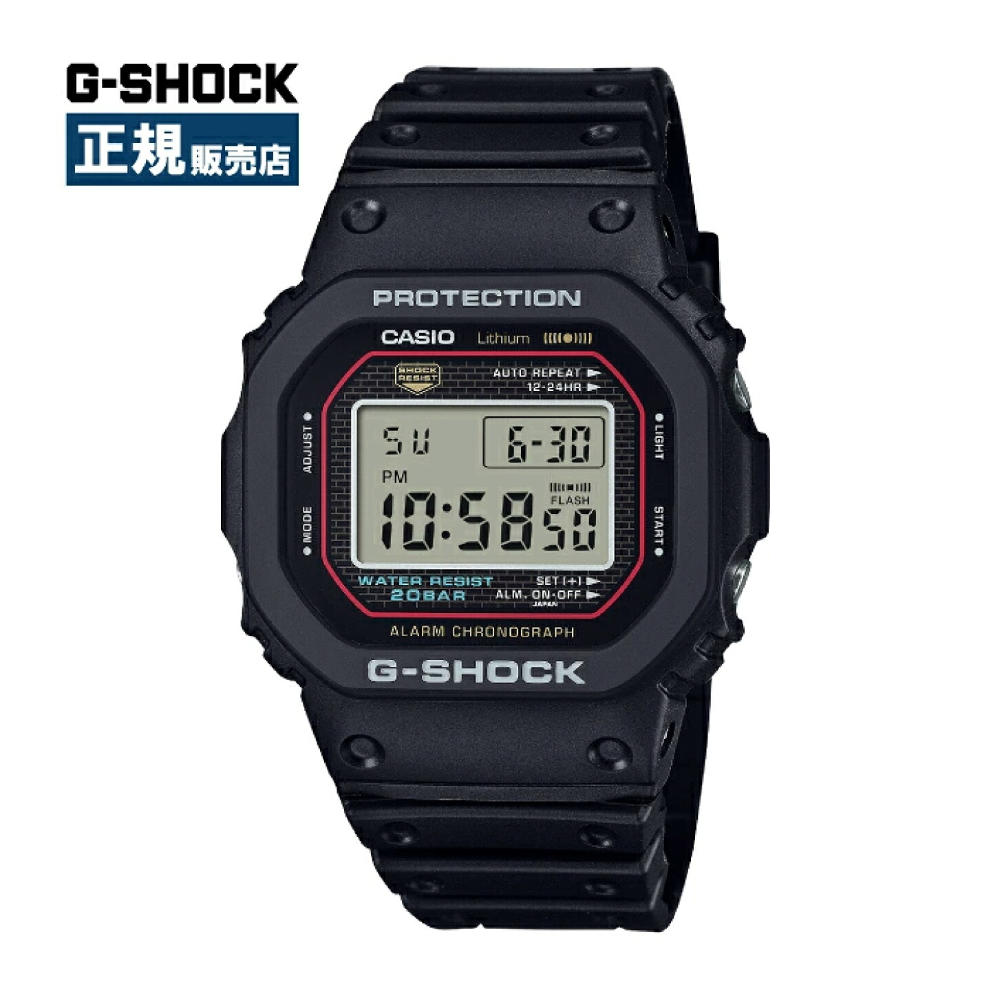 G-SHOCK ジーショック DIGITAL デジタル 初代G-SHOCK 復刻モデル 防水 耐衝撃 DW-5000R-1AJF｜HASSIN online shop