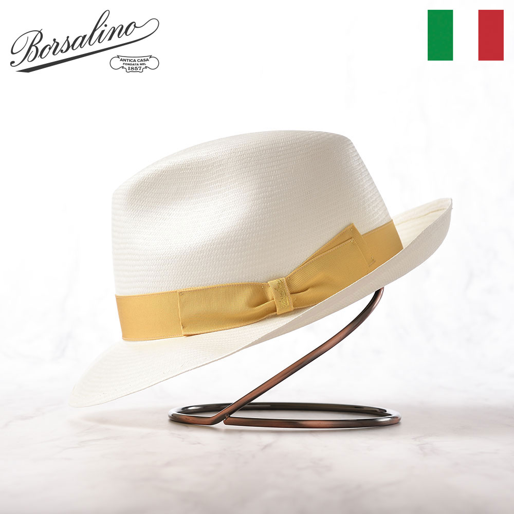 楽天市場】Borsalino ボルサリーノ パナマ帽 パナマハット 中折れ 