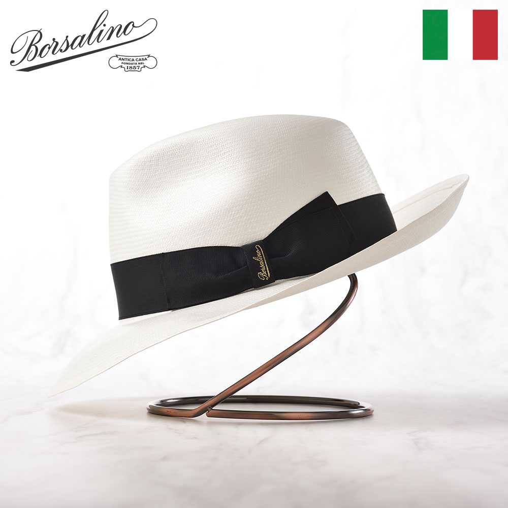 楽天市場】Borsalino ボルサリーノ パナマ帽 中折れハット メンズ 父の