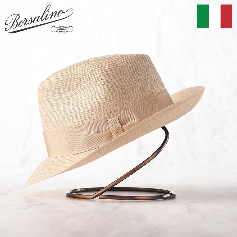 楽天市場】Borsalino ボルサリーノ 中折れハット ストローハット