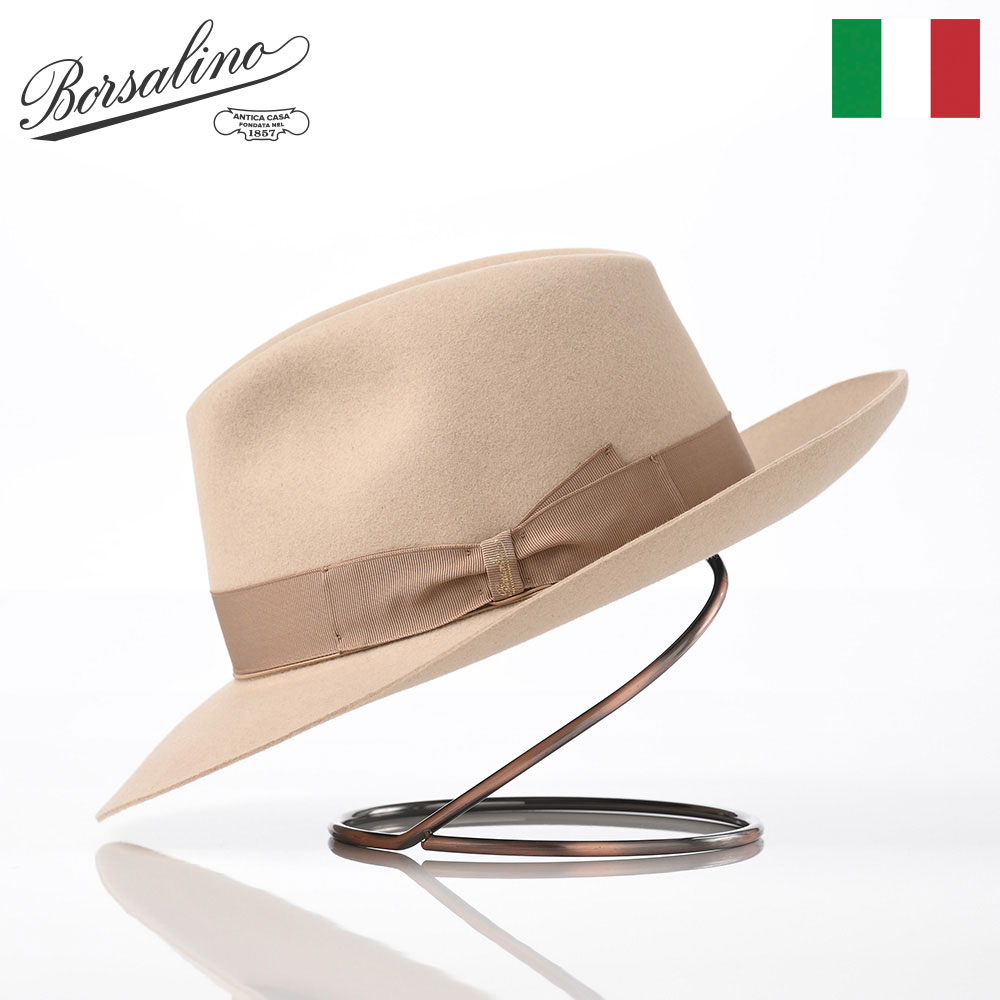 楽天市場】Borsalino ボルサリーノ 中折れハット フェルト帽 秋 冬