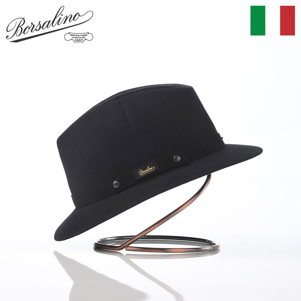 楽天市場】Borsalino ボルサリーノ 中折れハット フェルト帽