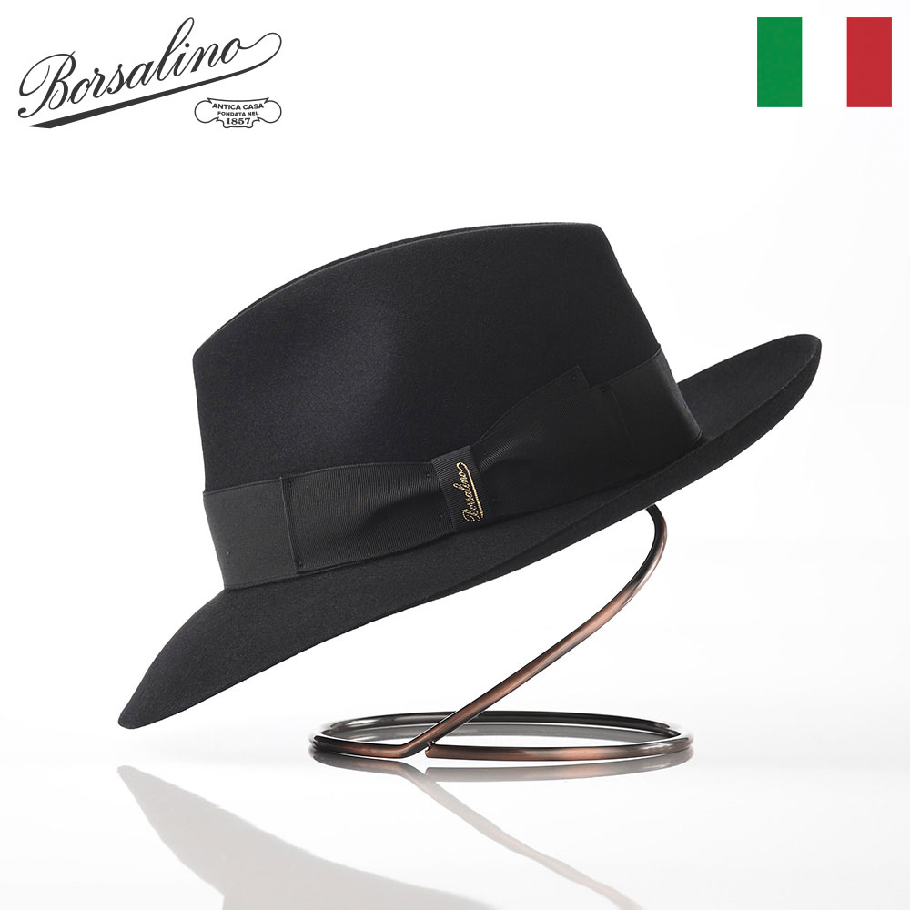 楽天市場】Borsalino ボルサリーノ 中折れハット フェルト帽 つば広 秋 冬 メンズ 中折れ帽 フェドラ 紳士帽 大きいサイズ フォーマル  おしゃれ 高級 ブランド イタリア ファッション小物 アクセサリー Q.S. Folar Rasato（Q.S. フォラール ラザート） 110757  グレー ...