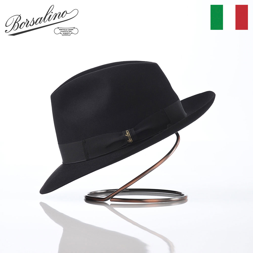 【楽天市場】Borsalino ボルサリーノ 中折れハット フェルト帽 秋 冬 