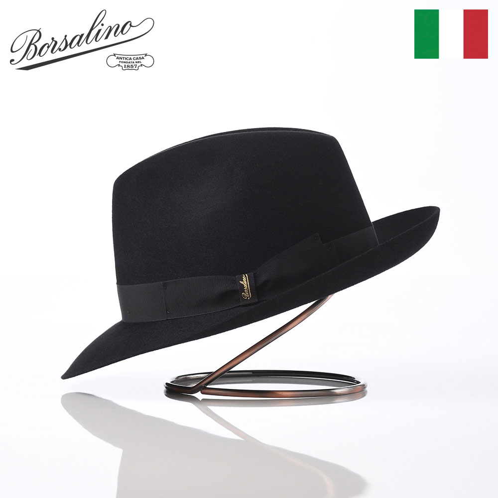 【楽天市場】Borsalino ボルサリーノ 中折れハット フェルト帽 秋 冬 