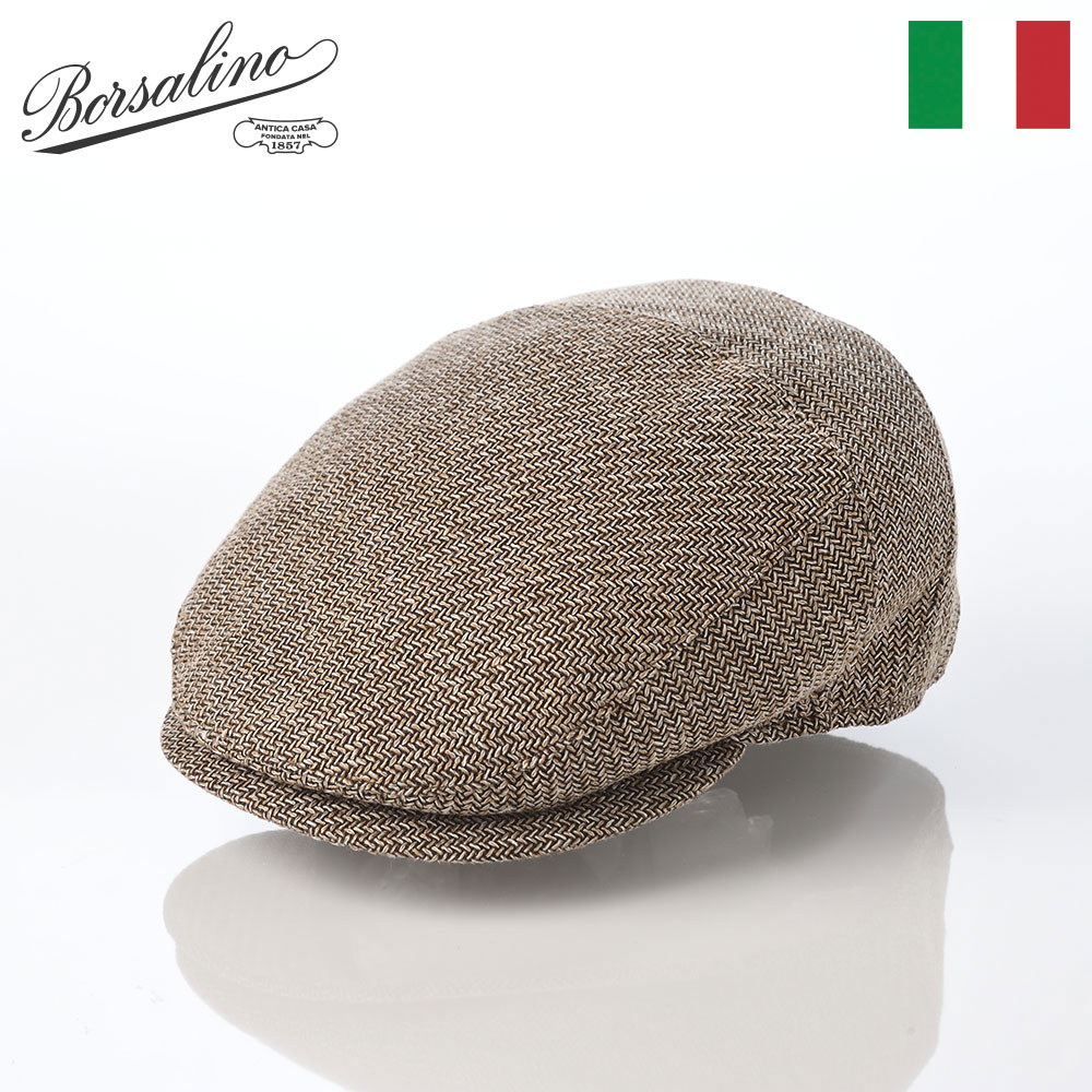 【新品未使用】高級老舗  ボルサリーノ ハンチングキャップ フリーサイズ 楽天市場】Borsalino ボルサリーノ ハンチング帽 帽子 春 夏