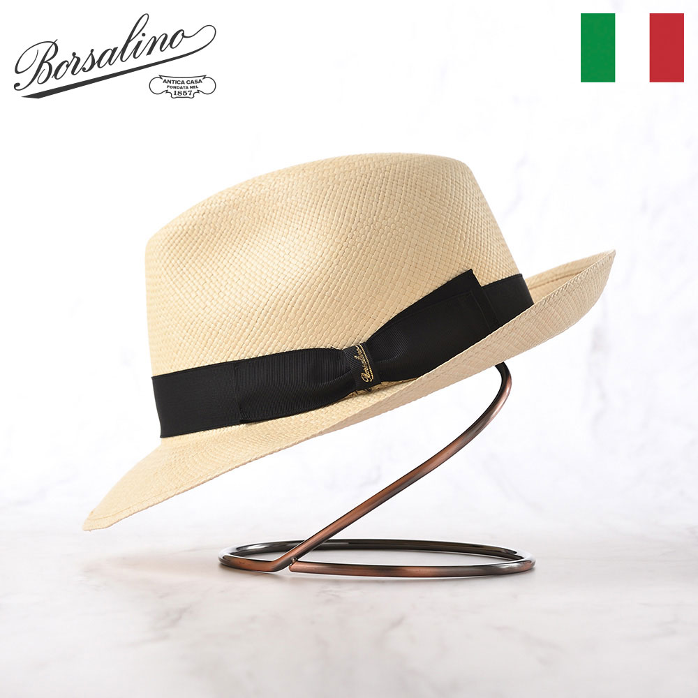 【楽天市場】Borsalino ボルサリーノ パナマ帽 パナマハット 中折れ 