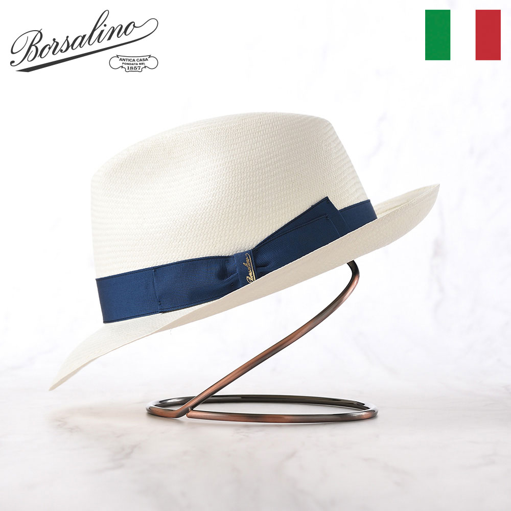 【楽天市場】Borsalino ボルサリーノ パナマ帽 パナマハット 中折れ 