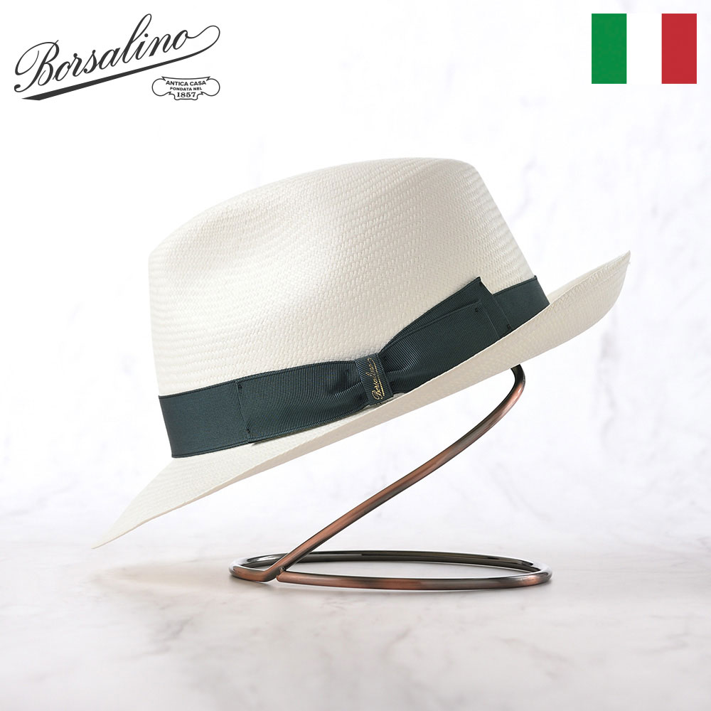 楽天市場】Borsalino ボルサリーノ パナマ帽 パナマハット 中折れ 