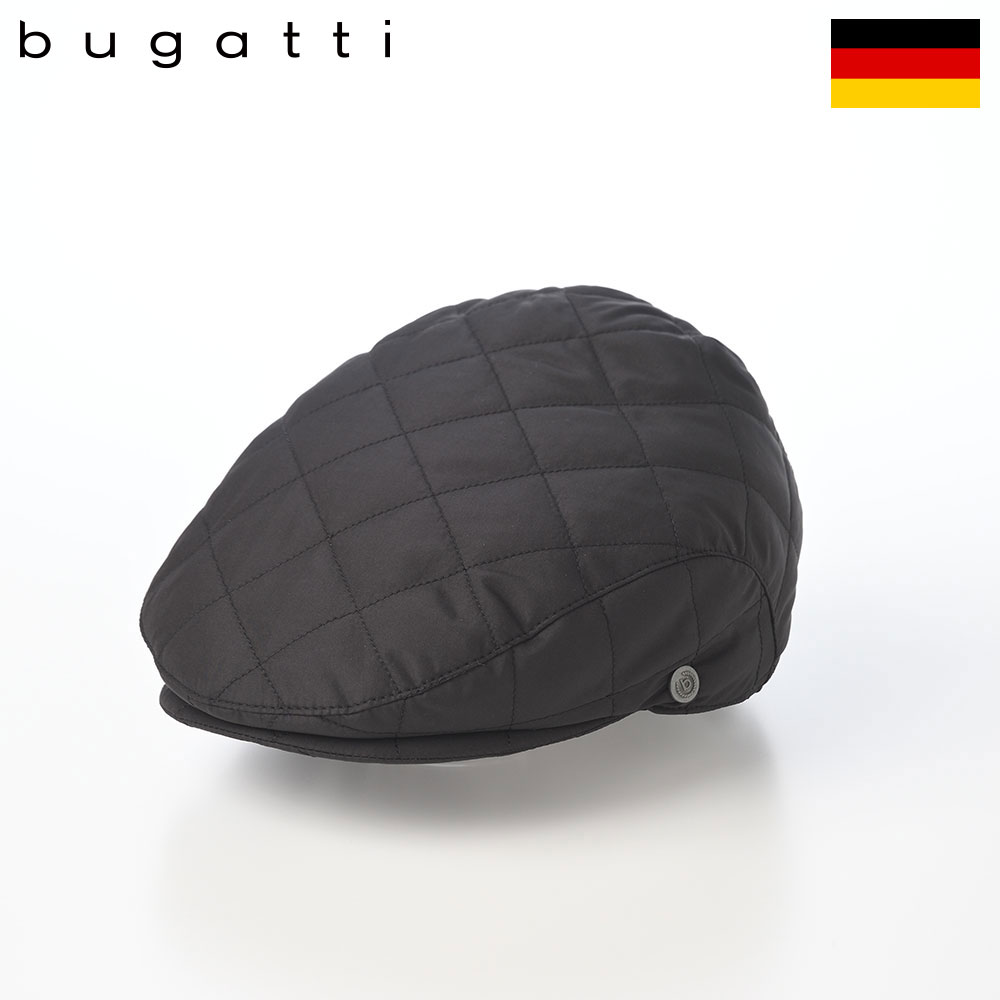 bugatti ハンチング帽 帽子 耳当て 秋 冬 キャップ CAP 鳥打帽 メンズ レディース 大きいサイズ ドイツブランド おしゃれ ファッション小物 ブガッティ Quilting Hunting（キルティング ハンチング） 629134 ブラック 9,196円