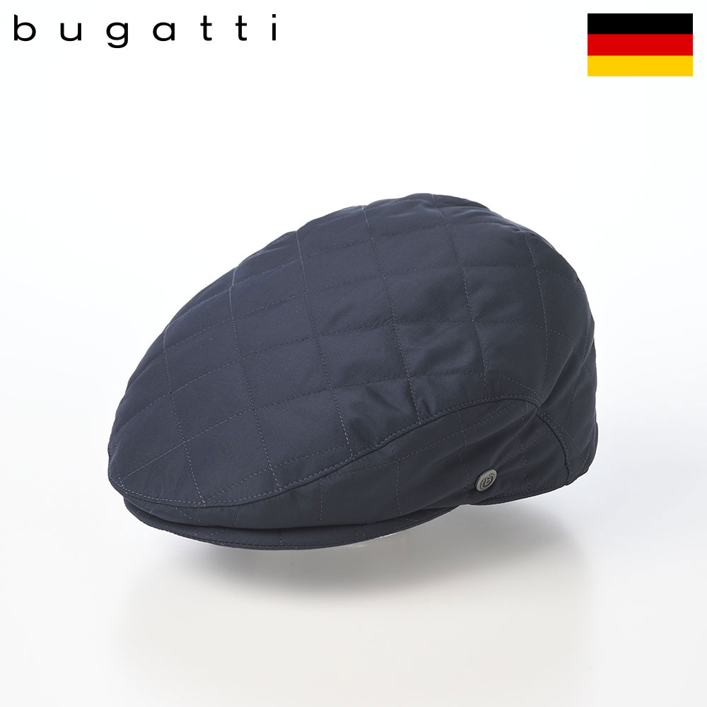 bugatti ハンチング帽 帽子 耳当て 秋 冬 キャップ CAP 鳥打帽 メンズ レディース 大きいサイズ ドイツブランド おしゃれ ファッション小物 ブガッティ Quilting Hunting（キルティング ハンチング） 629134 デニム