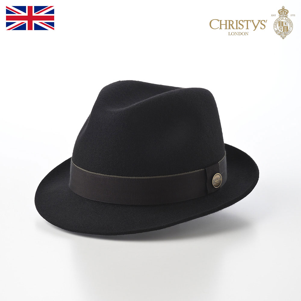 クリスティーズロンドンのメンズハット Christies クリスティーズロンドン 帽子 フェルトハット メンズ