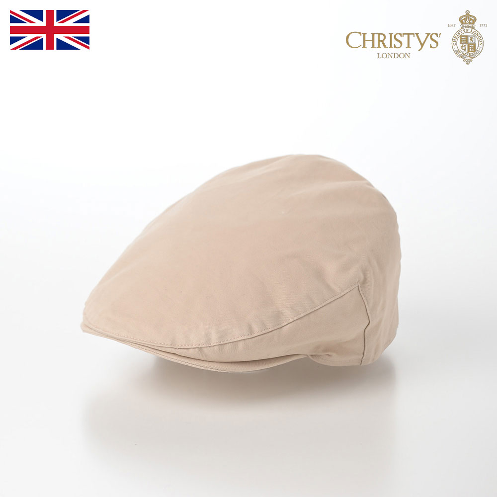 CHRISTY’S LONDON 帽子 ハンチング帽 春 夏 キャップ CAP メンズ レディース カジュアル おしゃれ 普段使い ファッション小物 ブランド クリスティーズロンドン Balmoral Cotton Cap(バルモラル コットンキャップ) ストーン