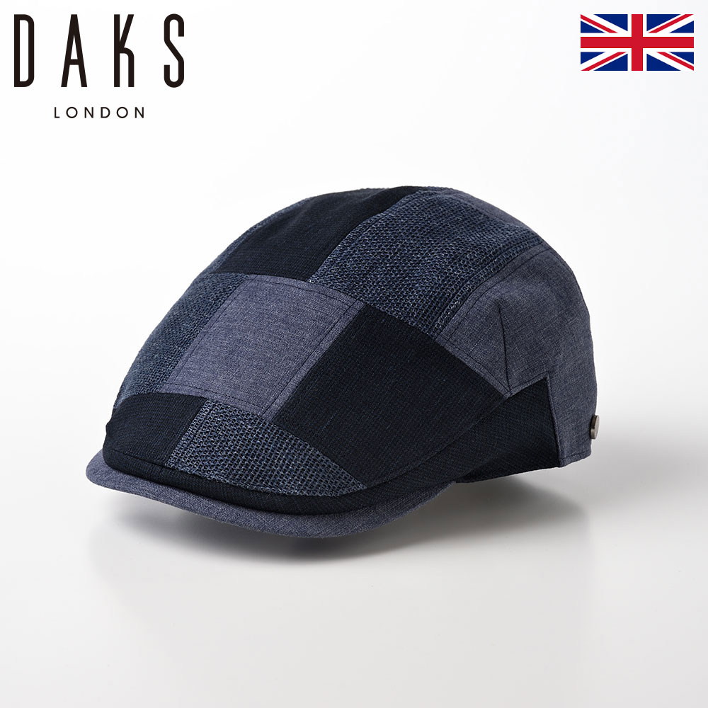 30 Off Daksセール ダックス 帽子 パッチワークハンチング帽 キャップ メンズ 春 夏 大きいサイズ 鳥打帽 Cap おしゃれ サイズ調節可 日本製 イギリスブランド Daks Hunting Patchwork ハンチング パッチワーク D1665 ネイビー 父の日 ギフト プレゼント Andapt Com
