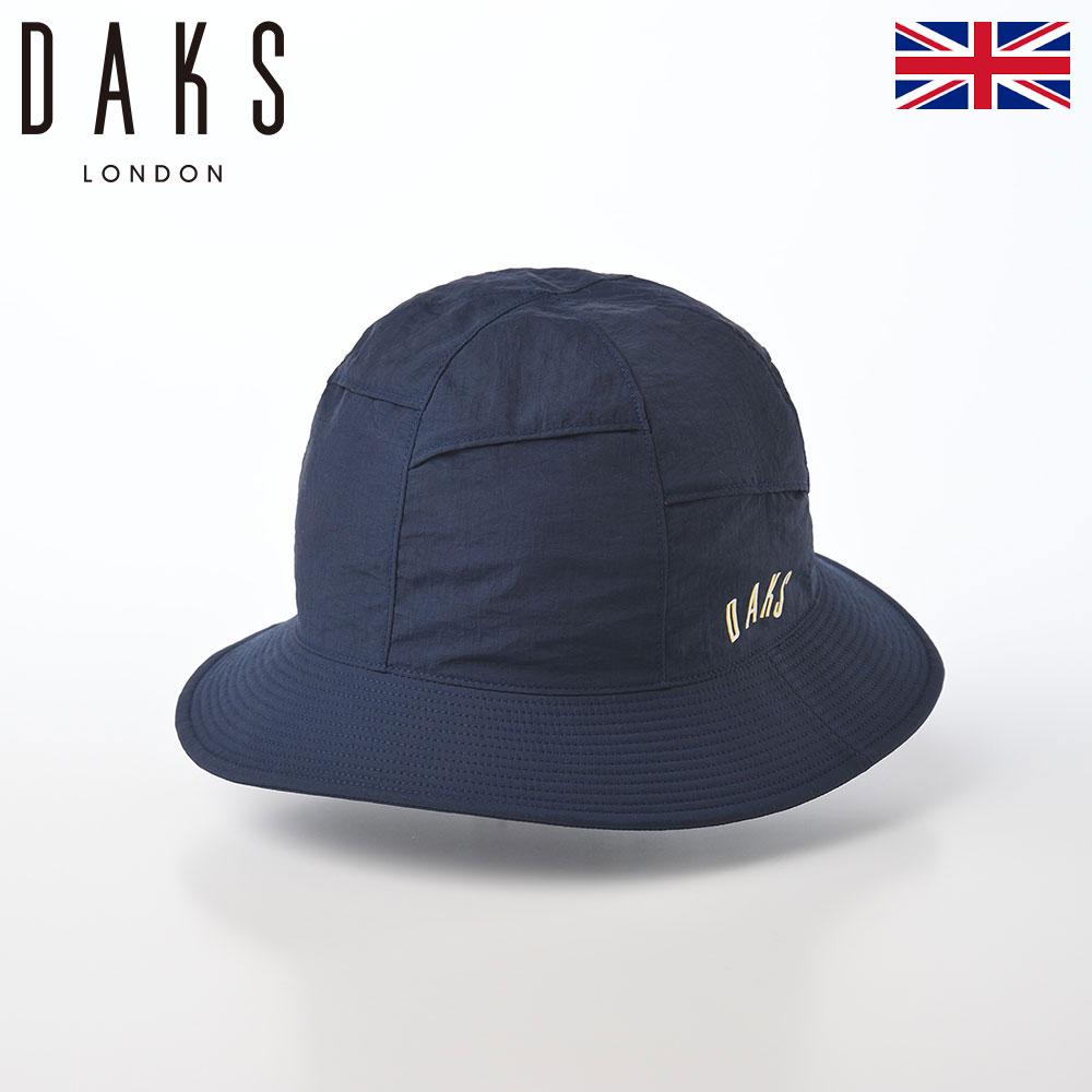 DAKS メトロハット サファリハット 撥水加工 メンズ レディース 大きいサイズ 春 夏 カジュアル おしゃれ 英国 ブランド ダックス Metro hat Water-repellent Mesh(メトロハット ウォーターレペレントメッシュ) D1715 ネイビー
