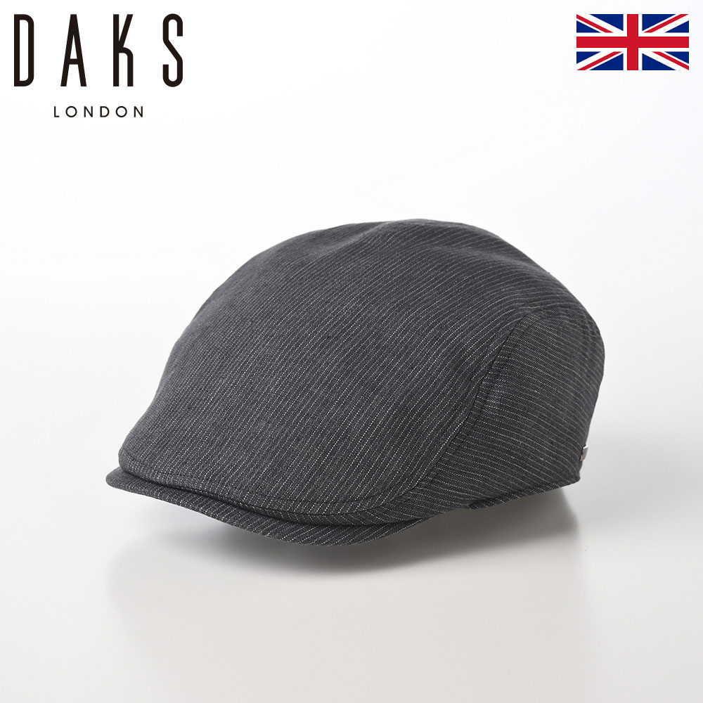 DAKS 帽子 ハンチング帽 メンズ レディース 春 夏 Hunting Leomaster(ハンチング レオマスター) D1748 チャコール 熱中症 暑さ対策