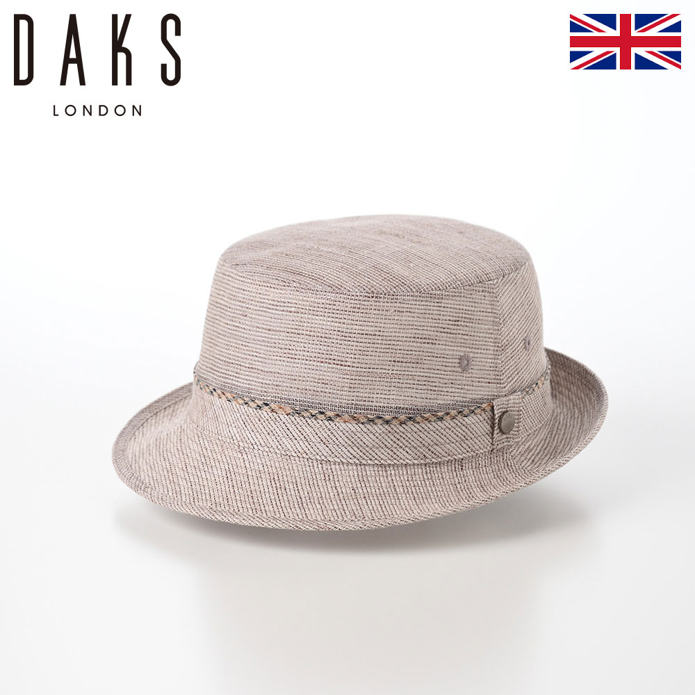 DAKS ダックス 帽子 バケットハット サファリハット 春 夏 メンズ レディース カジュアル おしゃれ ブランド アウトドア uv 熱中症対策 ファッション小物 Alpen Omi Linen(アルペン 近江リネン) D1829 サンドベージュ