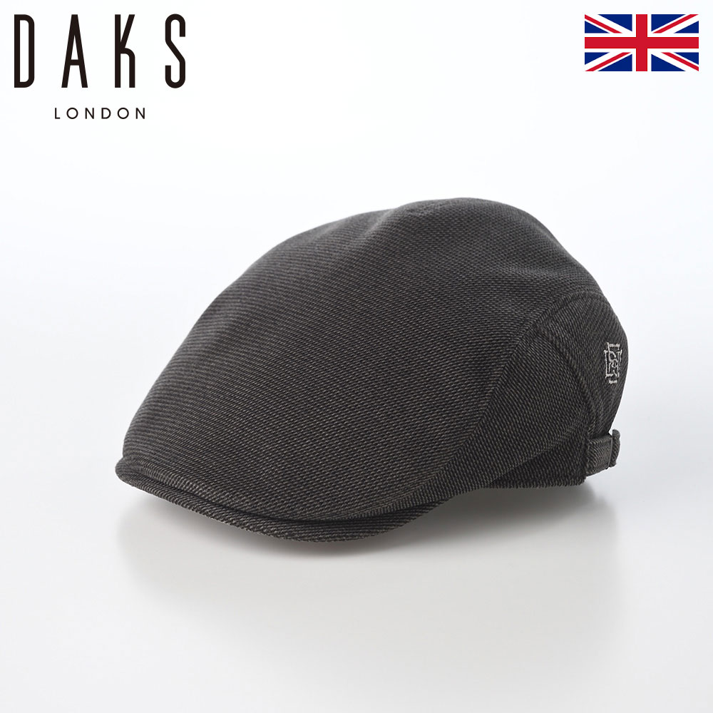 ハンチング帽 キャップ メンズ レディース 日本製 秋 冬 大きいサイズ イギリスブランド ダックス カジュアル DAKS Hunting Tricot Corduroy D1940 サイズ調節可 チャコール ギフト プレゼント|メンズハット・帽子専門店 時谷堂