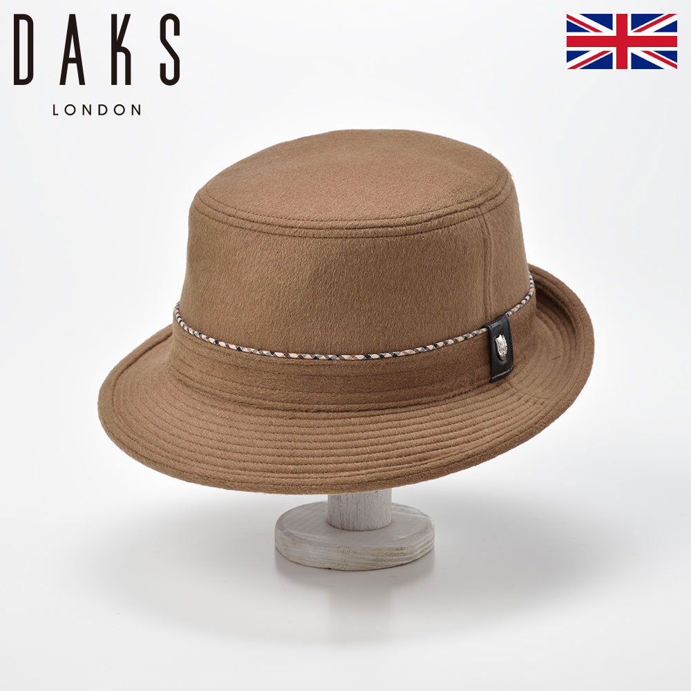DAKS ダックス 帽子 バケットハット サファリハット メンズ レディース 紳士帽 大きいサイズ 秋 冬 サイズ調整可 折りたためる uv カジュアル アウトドア イギリス ブランド Alpen Wool Mix(アルペン ウールミックス) D3817n キャメル ギフト｜メンズハット・帽子専門店 時谷堂
