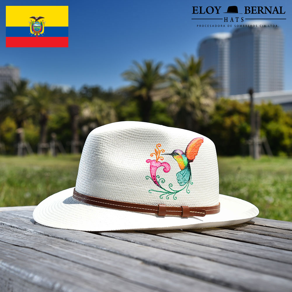 新作モデル 楽天市場 ペイントパナマハット メンズ レディース 中折れハット 春夏 パナマ帽子 中折れ帽 フェドラハット 大きいサイズ ホワイト M L Xl エクアドル製 ギフト プレゼント 送料無料 Eloybernal コロリード あす楽 メンズハット 帽子専門店 時谷堂