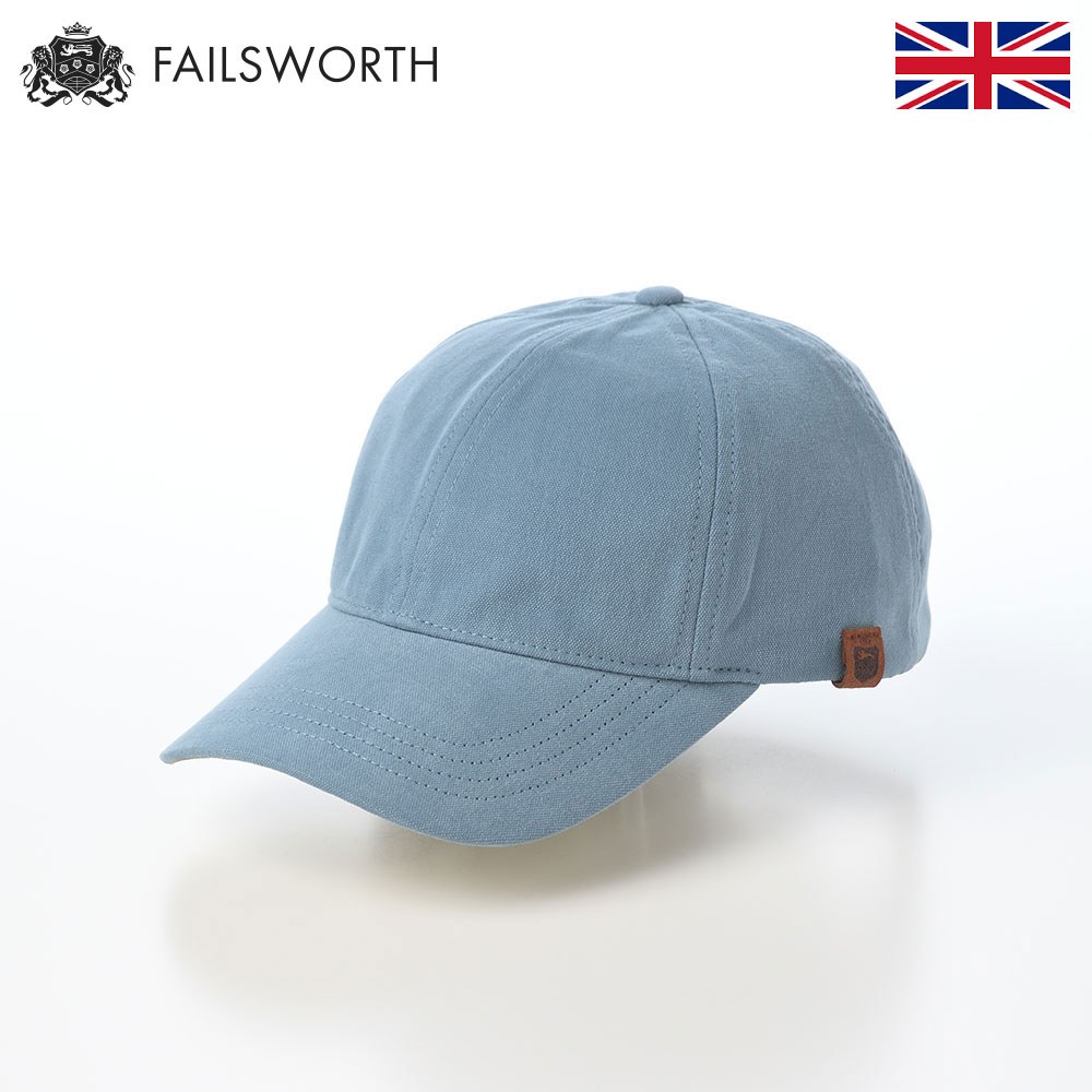 【クーポン配布中】 FAILSWORTH キャップ CAP 帽子 春 夏 メンズ レディース 大きいサイズ シンプル おしゃれ フリーサイズ サイズ調整 英国 ブランド ファッション小物 アクセサリー フェイルスワース Canvas Baseball（キャンバス ベースボール） オーシャン