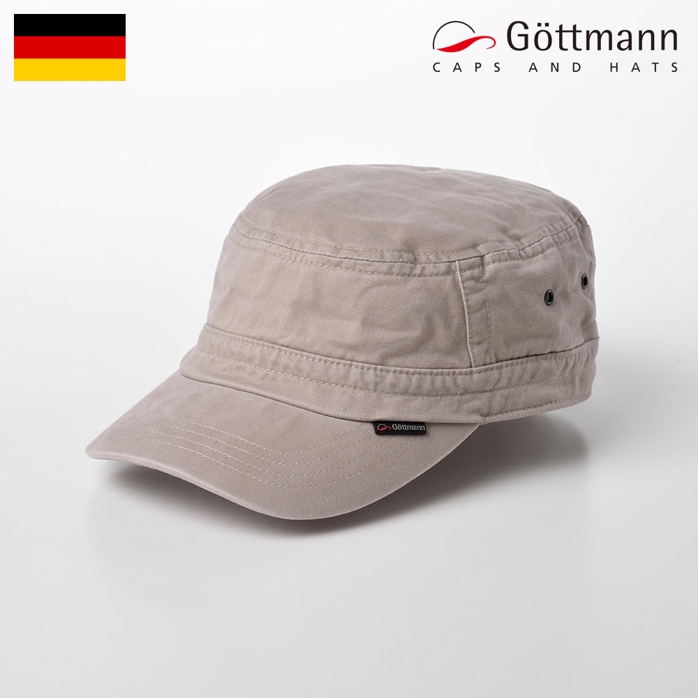 Gottmann 帽子 ワークキャップ CAP メンズ レディース ユニセックス 春 夏 カジュアル シンプル おしゃれ 普段使い 送料無料 ファッション小物 uv対策 熱中症 ドイツブランド ゴットマン Santiago cap(サンティアゴ キャップ)アイボリー