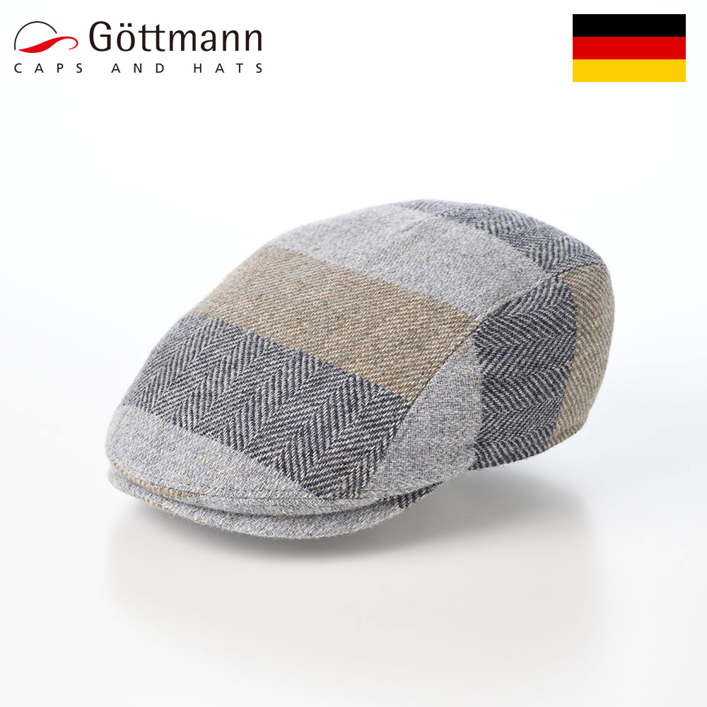 ハンチング帽 キャップ メンズ レディース 秋 冬 大きいサイズ カジュアル ゴットマン Richmond Streifen G2810708 Gottmann ドイツ グリーンブルー 通勤 ギフト プレゼント｜メンズハット・帽子専門店 時谷堂 13,200円