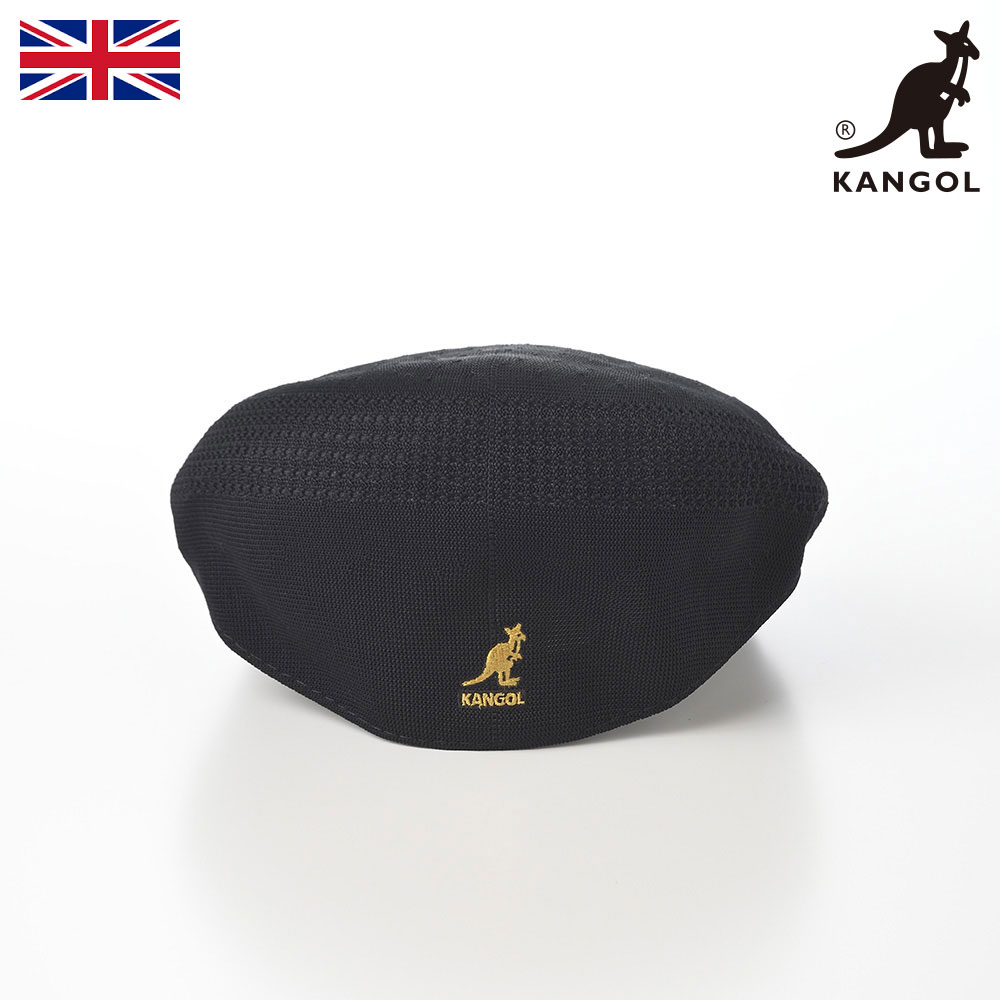 【クーポン配布中】 KANGOL カンゴール 帽子 ハンチング帽 キャップ cap ブランド 春 夏 メンズ レディース ユニセックス ハンチングベレー カジュアル タウンユース ファッション小物 TROPIC 504 VENTAIR(トロピック ベントエアー) ブラックゴールド 熱中症 暑さ対策
