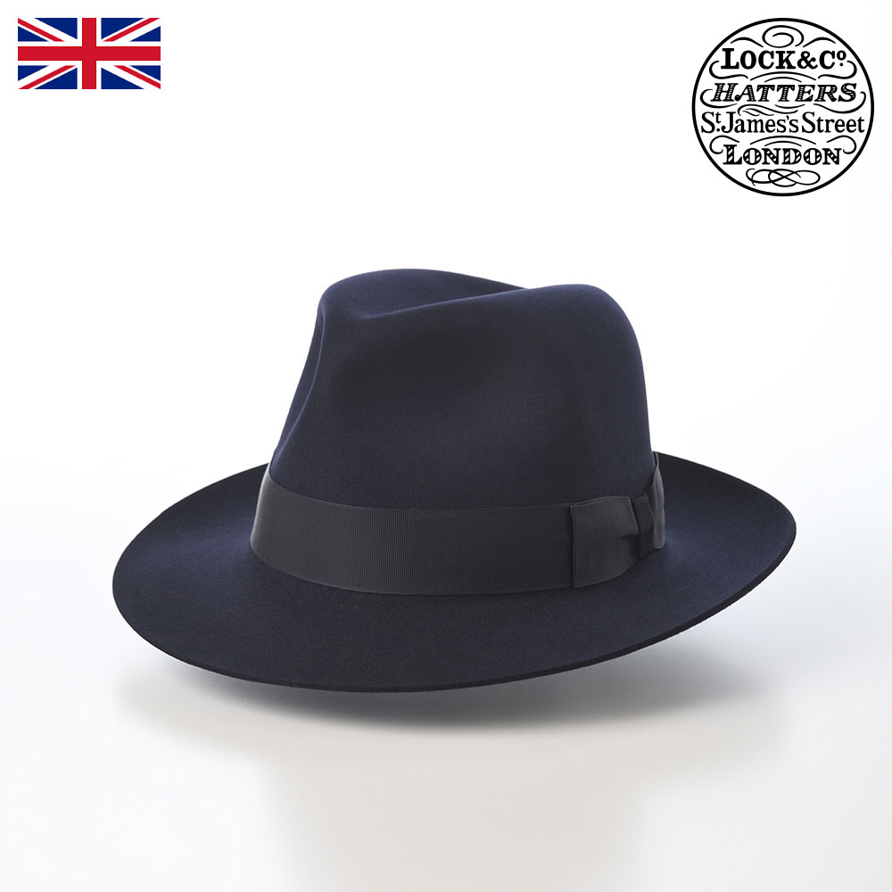 HERMÈS レザー製フェドーラハット（黒） HERMÈS レザー製フェドーラハット（黒）