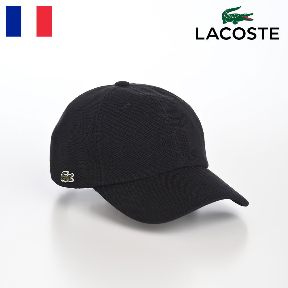 専用ページ新品タグ付き　現行　ラコステロゴメッシュキャップ　黒 ラコステ LACOSTE 【LACOSTE】ラコステ ロゴ メッシュ キャップ