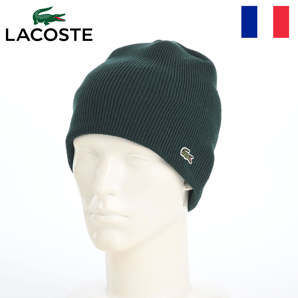 楽天市場】ラコステ リブ ヘザー ウール ビーニー＆スカーフ セット