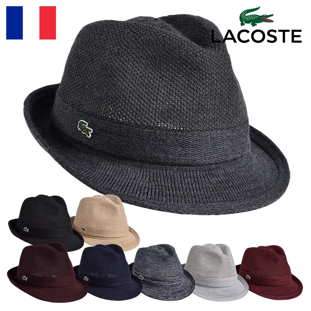 最安値に挑戦 Lacoste ラコステ 帽子 秋冬 中折れハット メンズ 中折れ帽 ソフトハット マニッシュハット 紳士帽 カジュアル シンプルデザイン サイズ調整機能 8色展開 日本製 プレゼント ギフト あす楽 マニッシュ サーモニットハット L3419 限定価格セール Www