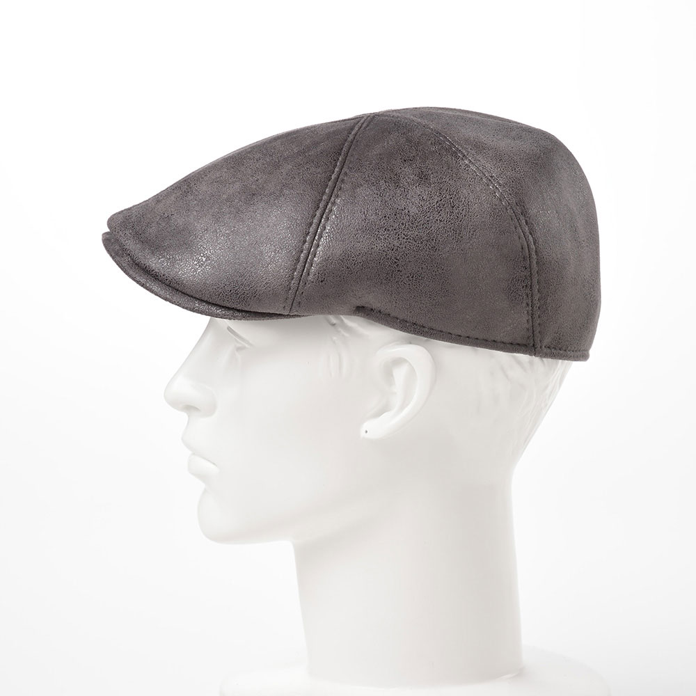 MARONE シックスパネル ハンチング帽子 秋 冬 メンズ帽子 大きいサイズ メンズ レディース デトロイト 紳士帽 イタリア製 ブランド