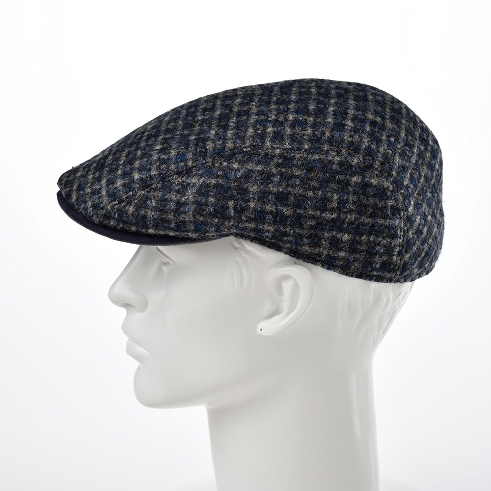 上品 マローネ メンズ ハンチング帽 秋冬 大きいサイズ イタリア製 チェック柄 レディース 紳士帽 ハンチングベレー 鳥打帽 ブルーグレー ギフト プレゼント あす楽 イタリアブランド Marone フォーパネルベレットbt851 メンズハット 帽子専門店 時谷堂 超話題