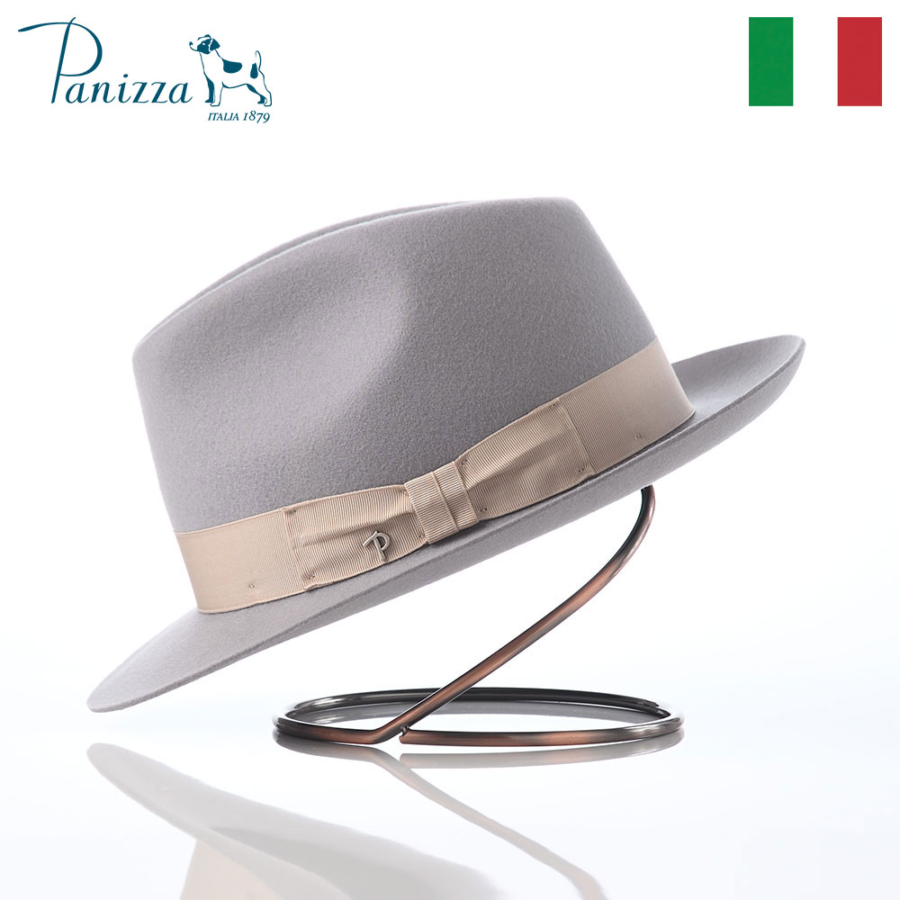 パニッツァ　パナマハット パニッツァ Panizza DORADO 本パナマハット グレー ベージュ