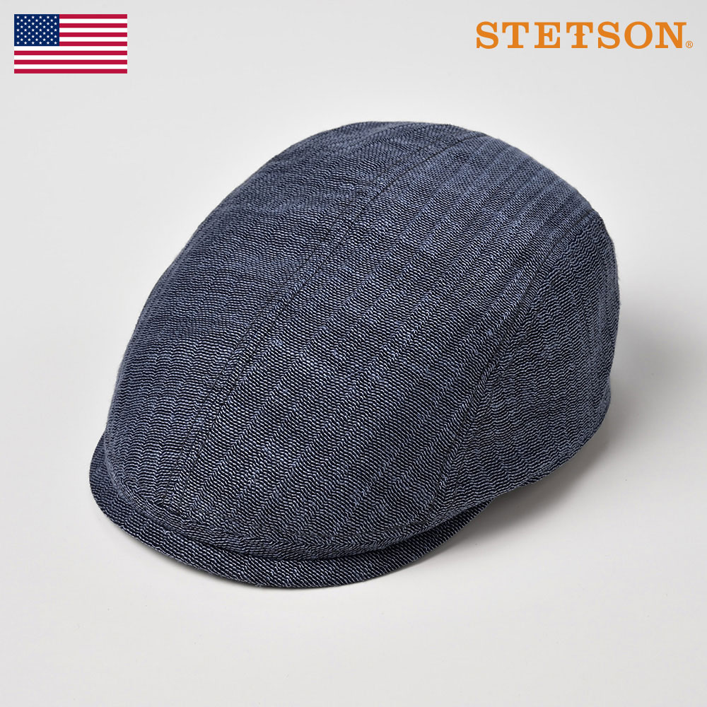 楽天市場】STETSON ステットソン ハンチング帽 キャップ 帽子 ブランド メンズ 春 夏 大きいサイズ ハンチングベレー 鳥打帽 カジュアル  おしゃれ シンプル 普段使い レディース あす楽 アメリカ SUCKER STRIPE HUNTING（サッカーストライプ ハンチング）SE639  ネイビー ...