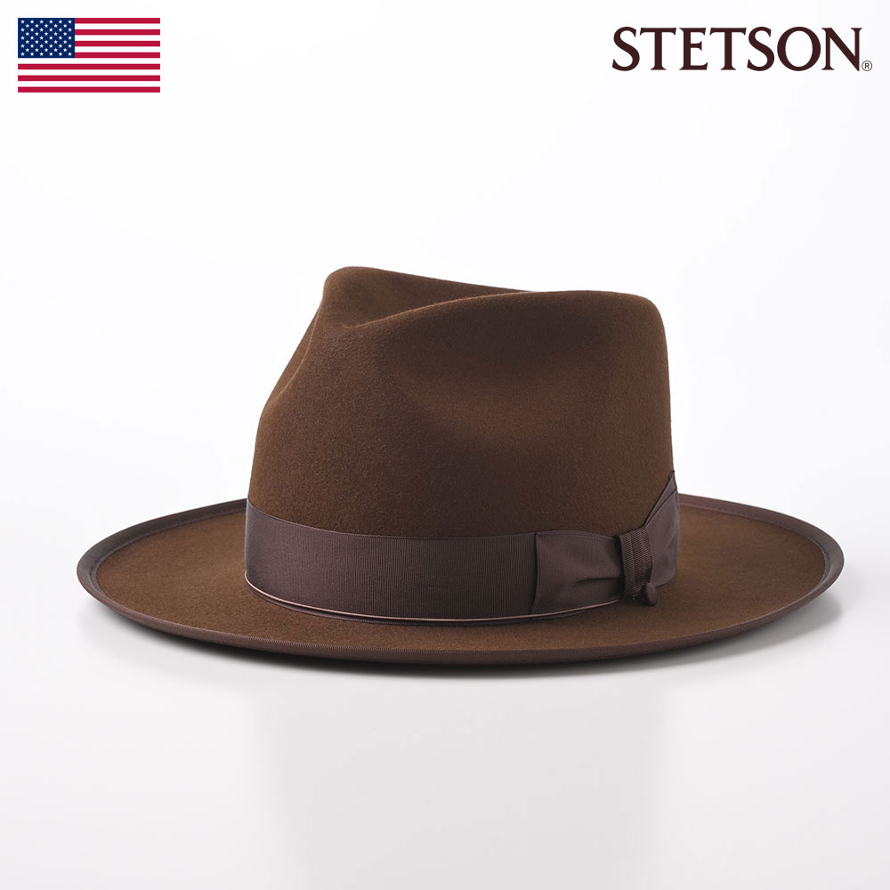 楽天市場】ステットソン 帽子 中折れハット ラビットフェルト メンズ 