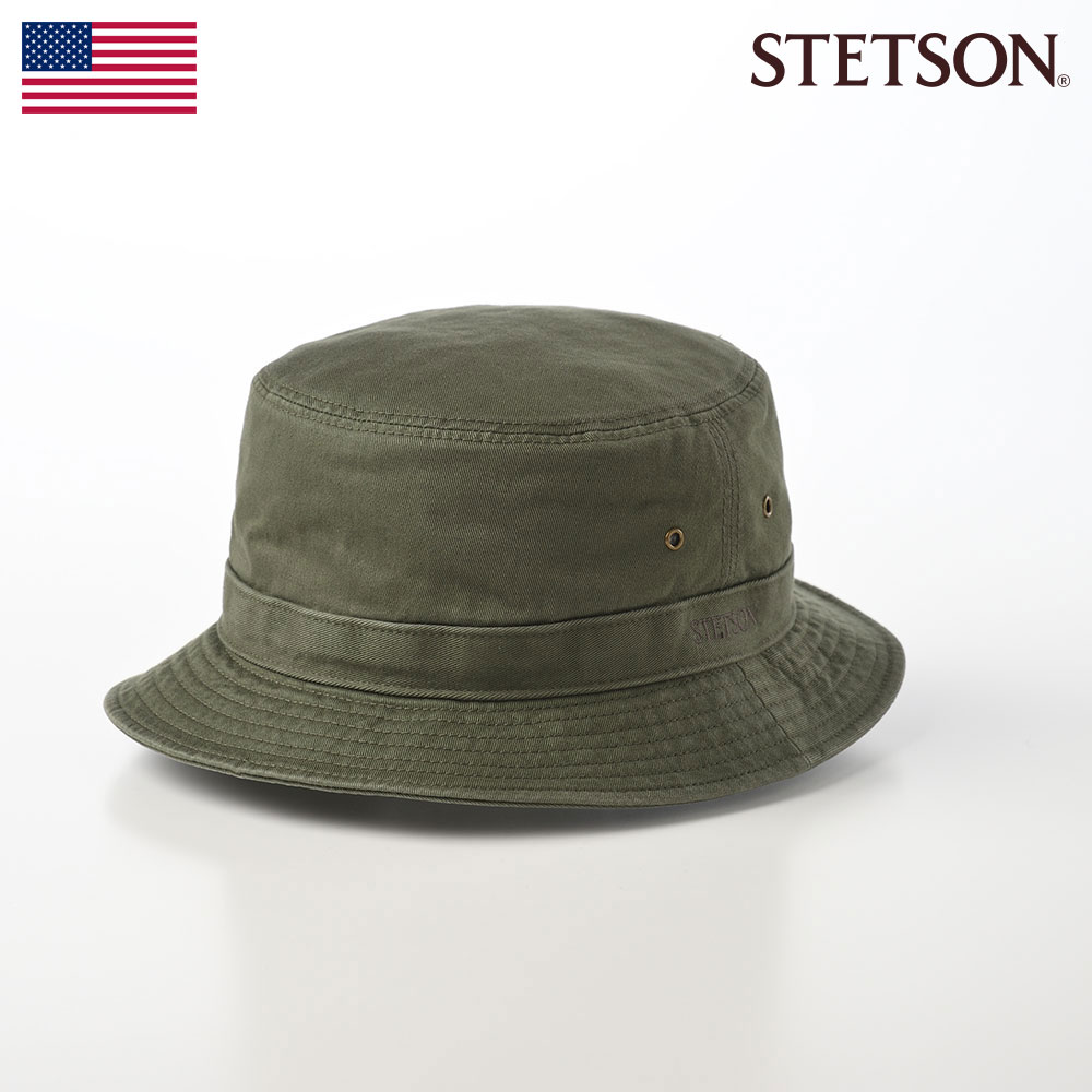 STETSON(ステットソン) GRISTONE-W HAT(グリストーンハット)SE668 カーキ ギフト 贈り物