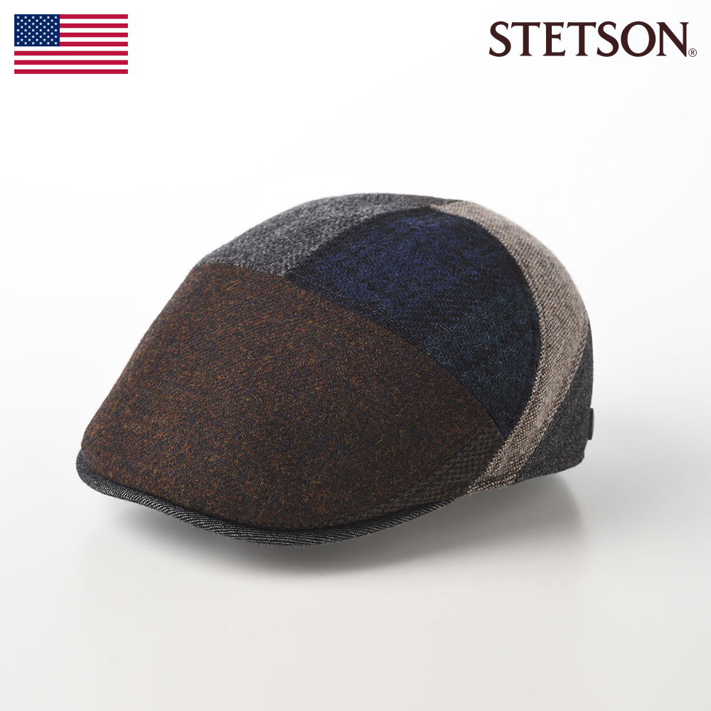 【楽天市場】STETSON（ステットソン） PATCHWORK HUNTING（パッチワーク ハンチング）SE681 ブラウン ギフト