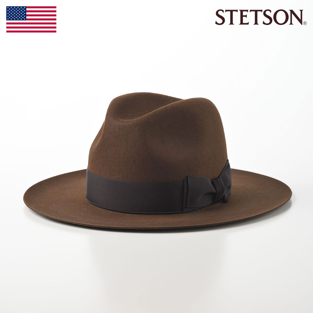 楽天市場】ステットソン 帽子 中折れハット ラビットフェルト メンズ 