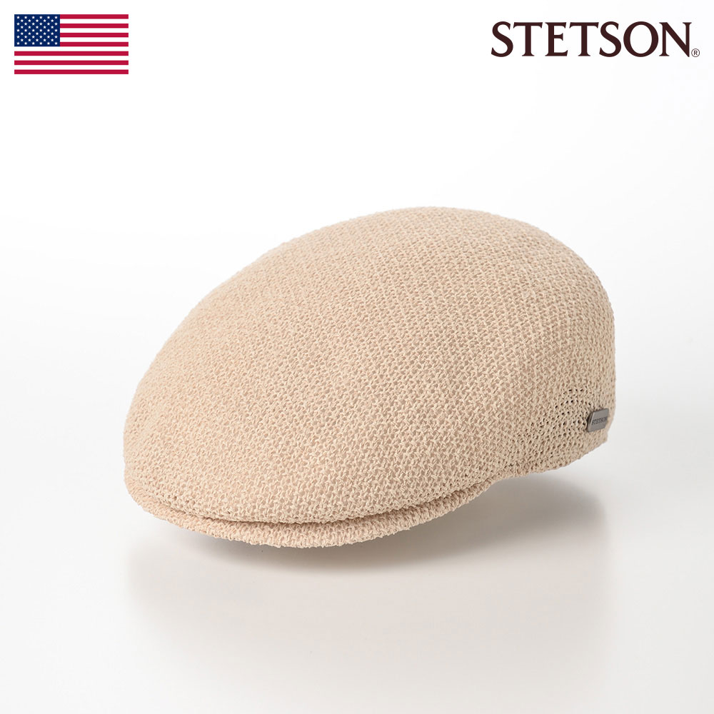 STETSON 帽子 メンズ レディース アメリカブランド ステットソン 和紙 THERMO HUNTING(和紙 サーモ ハンチング)SE715 ベージュ ギフト 贈り物