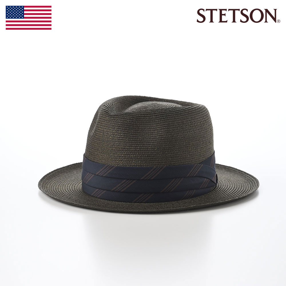 楽天市場】STETSON 帽子 中折れハット ストローハット メンズ
