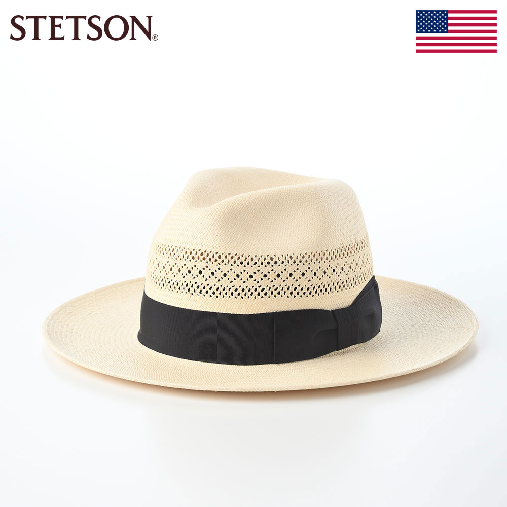STETSON 帽子 パナマハット メンズ レディース 春 夏 ブランド 大きいサイズ シンプル カジュアル ファッション小物 アメリカ ステットソン VINTAGE OPENWORK PANAMA G8(ヴィンテージ オープンワーク パナマ G8) SE879 ナチュラル|メンズハット・帽子専門店 時谷堂