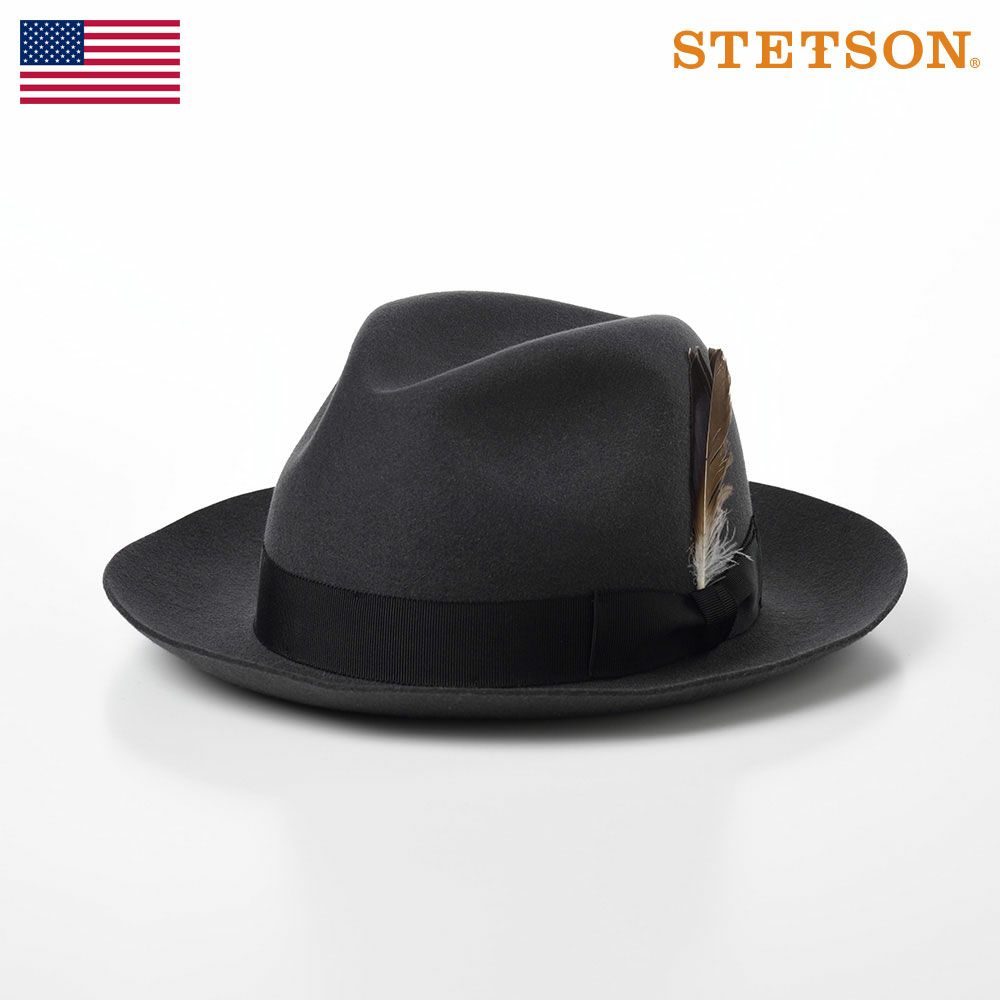 STETSON ステットソン ハット ELKADER FELT HAT Elkader Woolfelt, Hats Stetson Crushable and Water-repellent