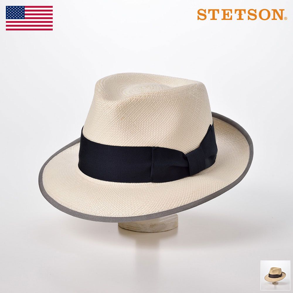 ステットソン STETSON パナマハット パナマ帽 メンズ レディース 中折れハット 帽子 紳士 大きいサイズ 春夏 ホワイト ナチュラル  アメリカブランド [マニッシュSH644] 送料無料 あす楽 父の日ギフト | メンズハット・帽子専門店 時谷堂